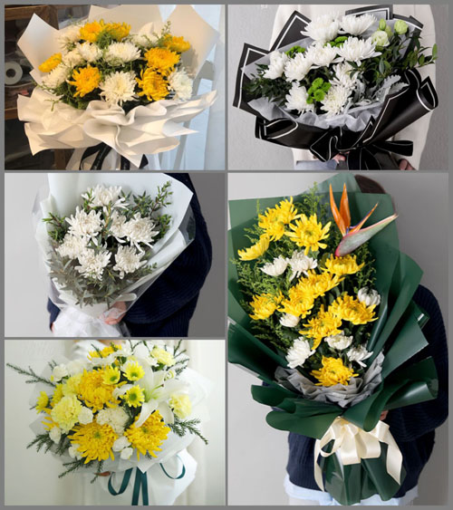 福建福州福清市东张镇香山村白事花束代送